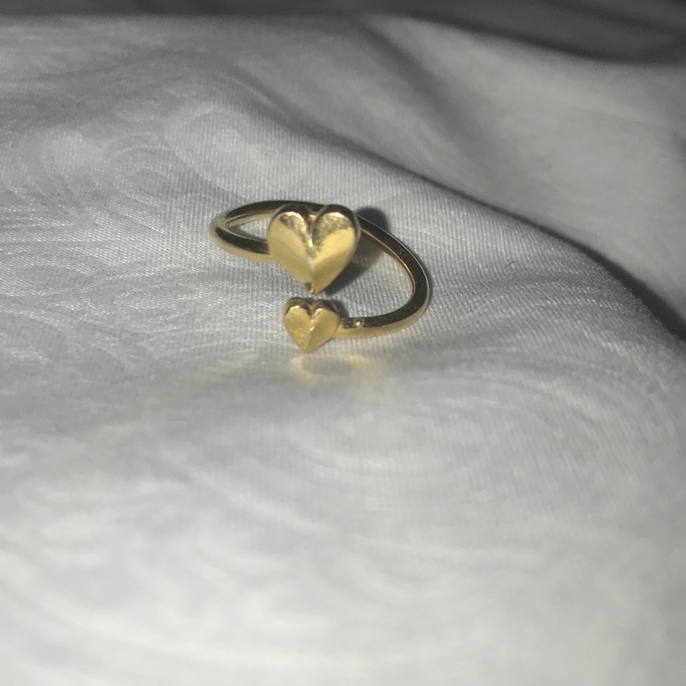 Alex and Ani Gold Heart Ring
